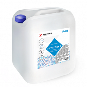 Грунтовка Ecoroom акриловая глубокого проникновения P-03, 10 кг